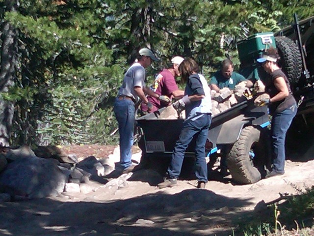 unloading rock WLC